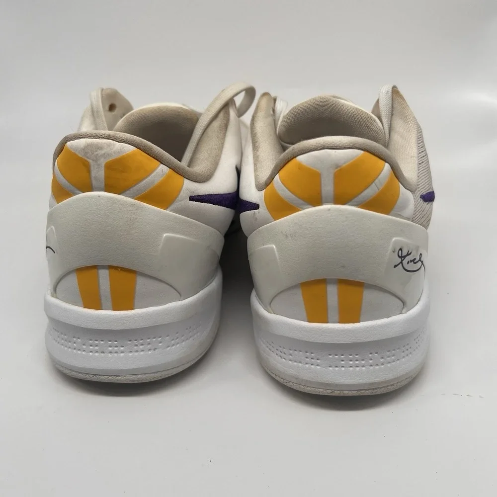 Nike Kobe 8 Protro Lakers Home Size 7 Men's Basketball Shoes Low Insoles Mamba